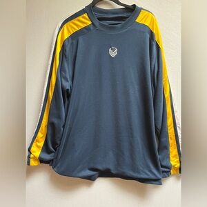 Vintage Nike Basketball double lined Jersey Raglan Dri fit Shirt Sz XL